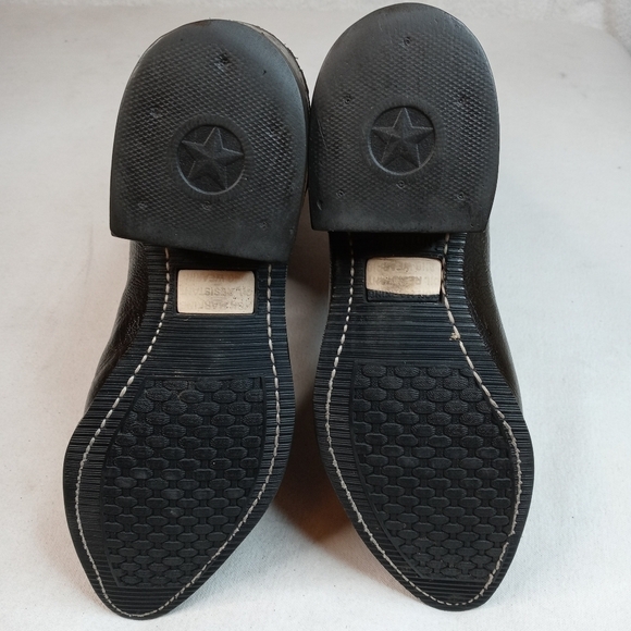 Texas Brand Mens Size 8.5  D black Genuine Water B